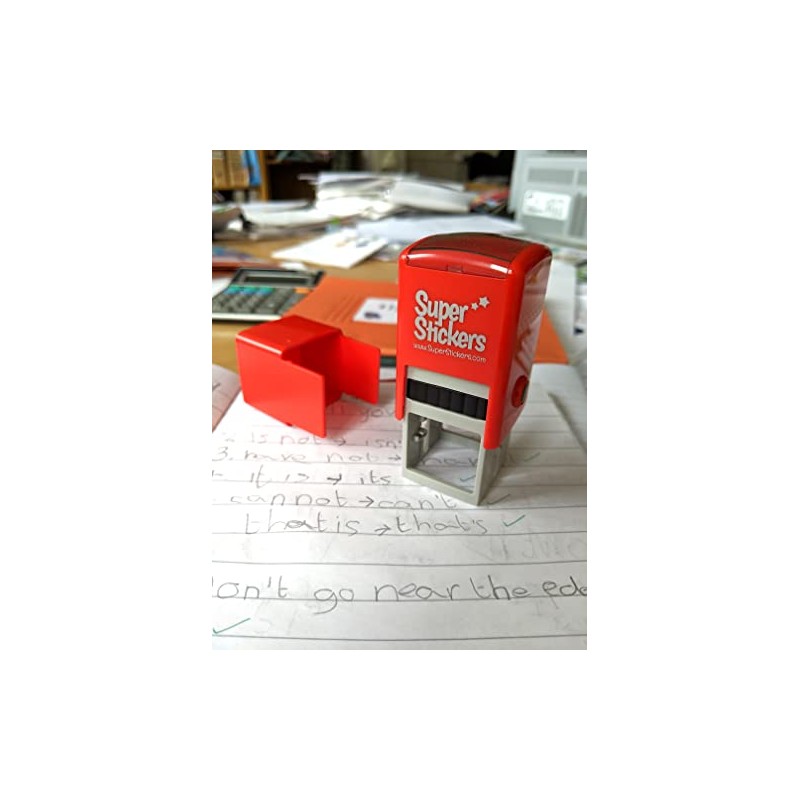 Stamper Solutions SuperStickers Brilliant Ladybird Pre Inked Stamper - Red,Small