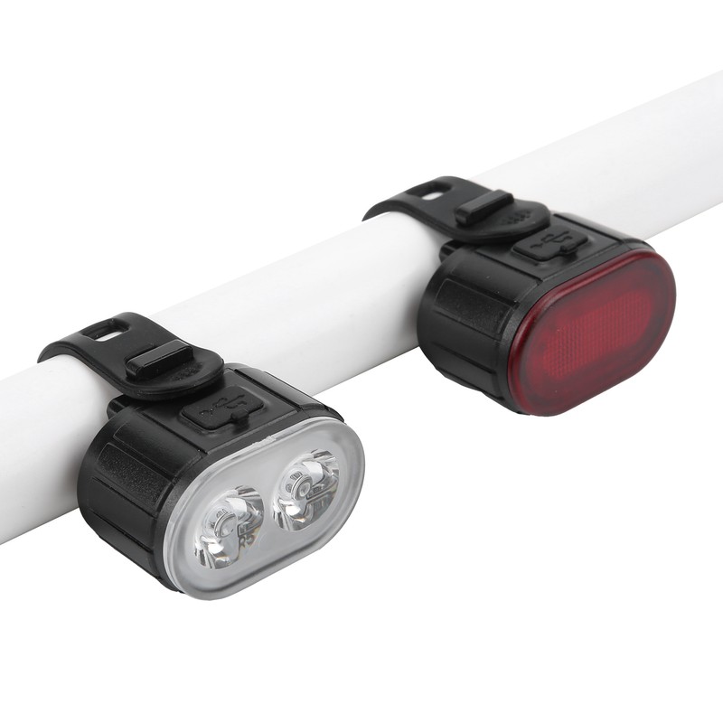 Bike LED Tail Light Front Light USB Rechargeable Cycling Safety
