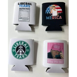 Unbranded Trump President Funny Can Coolers Koozies Liberals Tears Spoof - Starbuck Tears