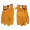 Heat Resistant Gloves Calf Leather Polyester Hand Protection BBQ Grill