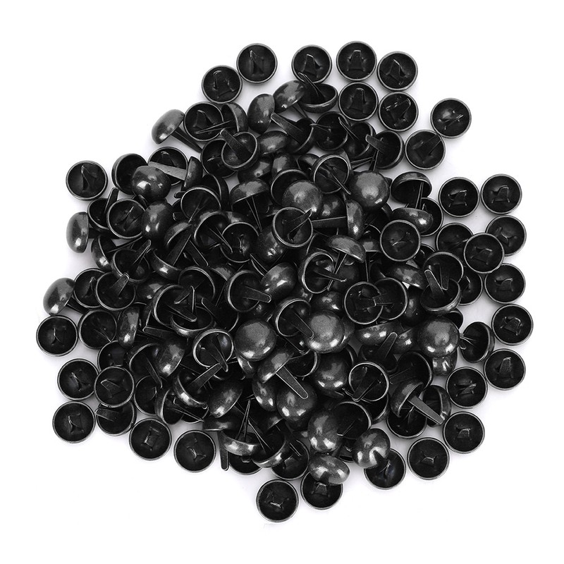 200Pcs Feet Pin Mushroom Shaped Tapered Stud 15mm Hardware Fitting