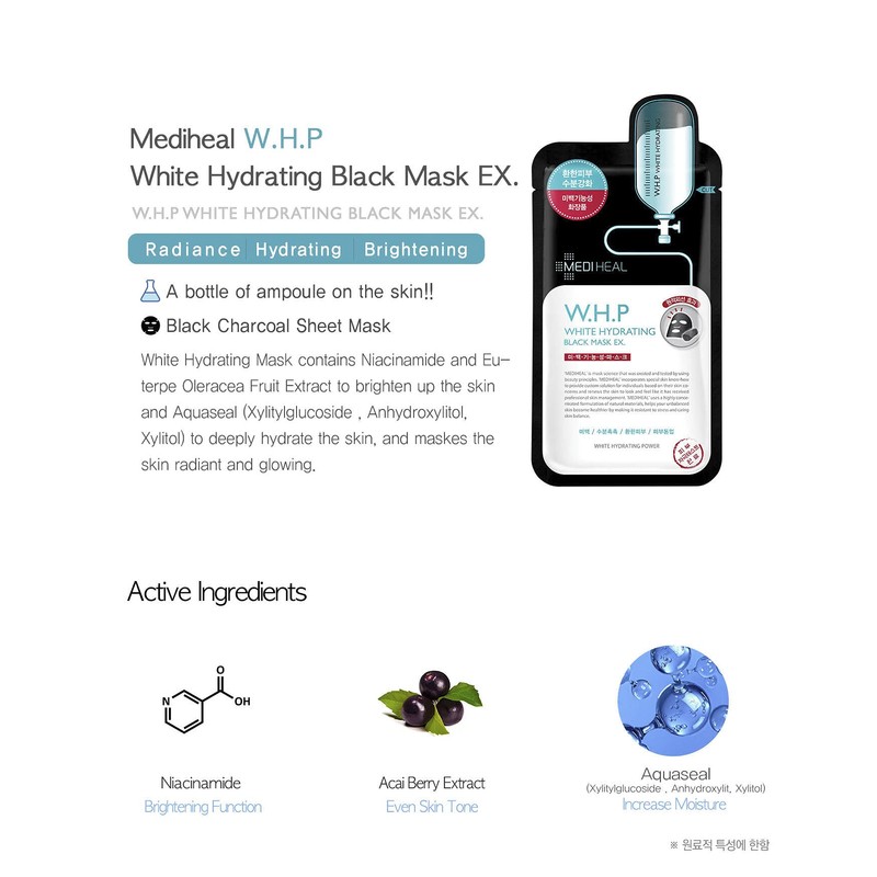 Mediheal White Whit Moisturising Mask Extra Large 25 ml Pack