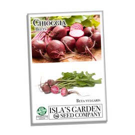 Chioggia Beet Seeds, 100+ Heirloom Seeds Per Packet, (Isla's Garden Seeds), Non GMO Seeds, Botanical Name: Beta vulgaris