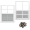 NeatiEase 2 Pack Shed Window, 18" x 23" Flush Mount