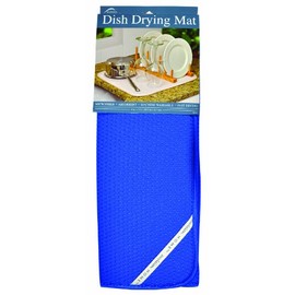 Envision Home Microfiber Dish Drying Mat, X-Large, 18 by 24-Inch, Cream