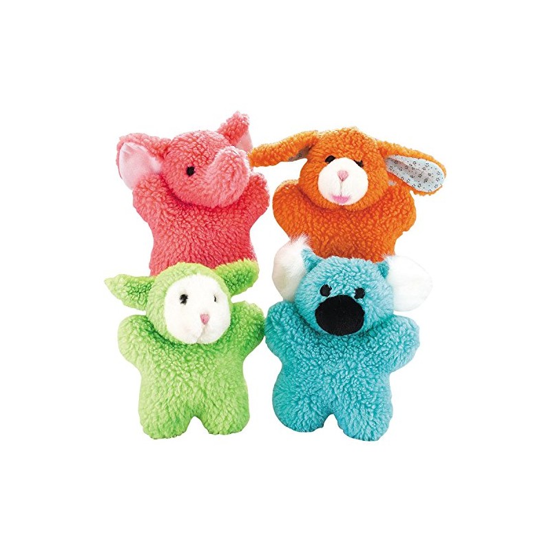 Zanies Cuddly Berber Baby Elephant Dog Toys, Pink 8-Inch