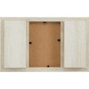 Maruwa Boeki 400893702 Double Box Frame, Vertical Off-White, 10.1 x