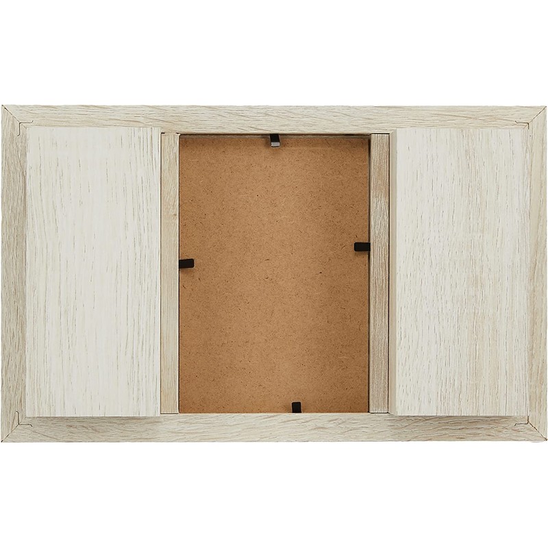 Maruwa Boeki 400893702 Double Box Frame, Vertical Off-White, 10.1 x