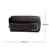 Kamio Japan 214699 Menny Pockets, Pen Case, Black, Pencil Case,