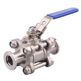 DERNORD Vacuum Ball Valve 304 Stainless Steel Clamp Valve with Locking Device (KF-25)
