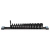 Spyder 15-Piece 1/4-inch Spline Drive Metric Shallow Impact Socket Set