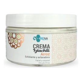 Crema Aclaradora Exfoliante Arroz Manteca Karité Bena