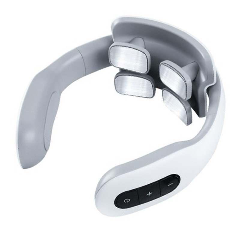Electric Pulse Neck Massager with Heat Broadcast Relieve Soreness Reduce