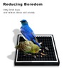 Bird Slow Feeder Mats Parrot Foraging Feeder Silicone 2 Pieces