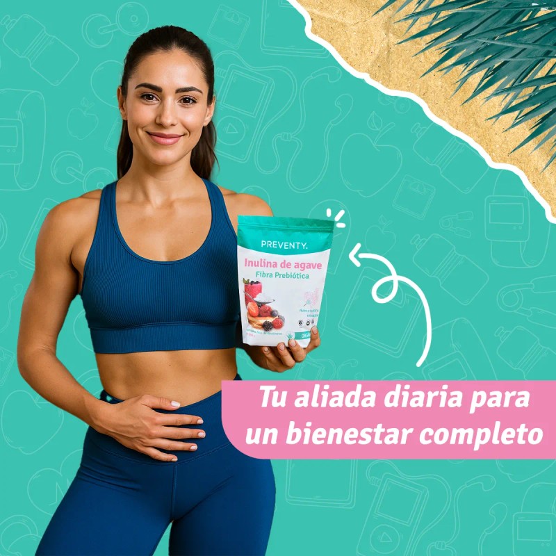 Fibra Prebiotica,inulina De Agave 100% Organica,peventy 350g