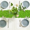 Zeyune 2 Pcs 12'' x 71'' Fake Moss Table Runner