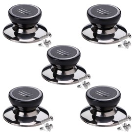 5 Pack Pot Lid Knobs, Universal Kitchen Cookware Lid Replacement Knobs Casserole Kettle Cover Glass Saucepan Lid Pot Holding Handles
