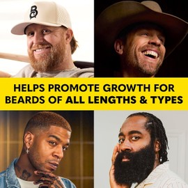 Beard Club Premium Beard Growth Kit - Growth Oil, Vitamins, Vitamin Spray & Boar Bristle Brush - Gift Set