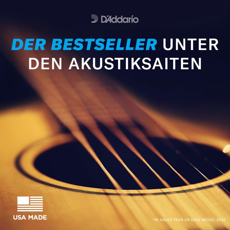 D'Addario Super Light 09-45 Phosphor Bronze Acoustic Guitar Strings EJ23