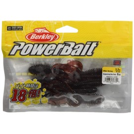 Berkley PBMWDSP3.2-SCPBF Bass Worm, Wide Shrimp, 3.2 Inch, Scappanon Blue Fleck, Bass Fishing