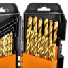 WARRIOR 29-Piece Titanium Nitride High Speed Steel Drill Bit Set