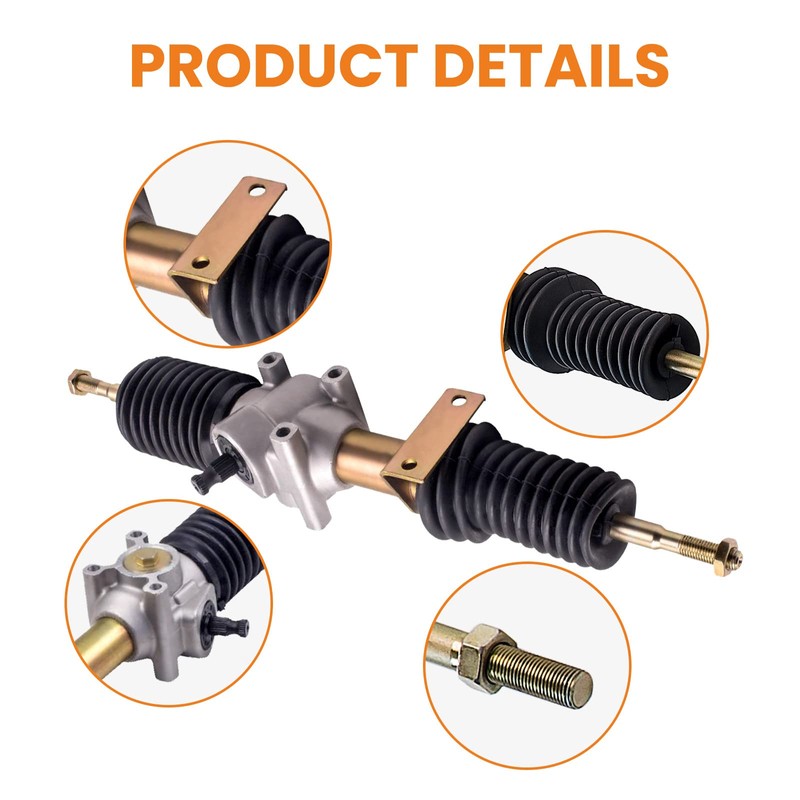 Tuningsworld Steering Rack and Pinion with Tie Rod Ends for