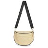BBORGDC Summer Straw Bum Bag for Women, Woven Crossbody Fanny