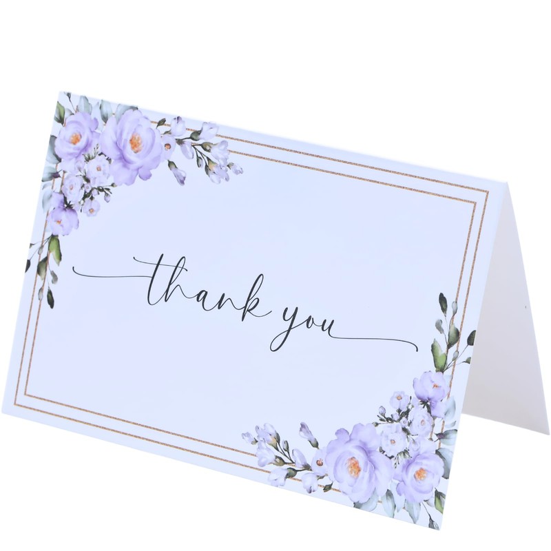 Funeral Thank You Cards with Envelopes Messages Inside and Matching