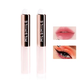 2PCS Silicone Lip Brush for Lipstick, Eyeshadow, High Elastic Lip Mask Applicator, Multi-Purpose Silicone Brush Makeup for Lip Gloss, Lip Applicator Reusable Lip Wand