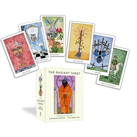The Radiant Tarot: Pathway to Creativity (78 Cards, Full-Color Guide Book, Deluxe Keepsake Box)