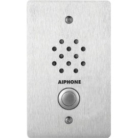 Aiphone LE-SS-1G Vandal-and Weather-Resistant Single-Gang Door Station for Use with AX, LAF/LDF-C, LEM, LEF, MP-S Series Intercom Systems