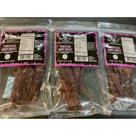 Amish Smokehouse Beef Jerky, (3) 2.8oz bags Teriyaki Jerky