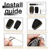 TOMALL for Chevy Key Fob Cover with Keychain, 5 Buttons
