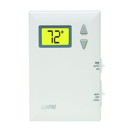Lux Pro PSD011B Digital Non-Programmable Thermostat for Home, 1 Heat, 1 Cool