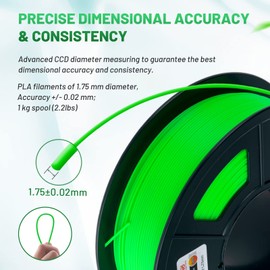 COLIDO 3D Printer Filament PLA Plus, PLA + Filament 1.75mm PLA+ Printer Filament PLA PRO Toughness Enhanced, 1kg Spool (2.2lbs), Dimensional Accuracy +/- 0.02mm, 330 Meters,Grey & White (2-Pack)