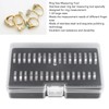 Tyenaza Ring Sizer Measuring Tool, Portable Exquisite Polishing Stainless Steel