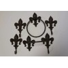 Stoneledge Investments Vintage Style Fleur De Lis Bathroom Hardware Set