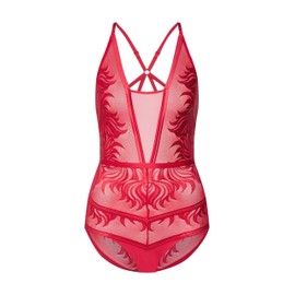 Triumph Women's Palm Spotlight Bs Ex Shaping Bodysuit, Red (Mars Red 0042)