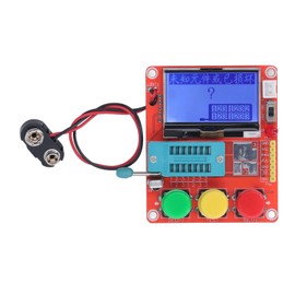 LCR T4 MINI Z DIY Transistor Tester PCB Diode Triode Capacitance Meter 9V with LCD Graphic Display