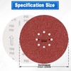 ALPXUXP Sandpaper 225 mm Velcro 40 Grit 8 Hole Sanding