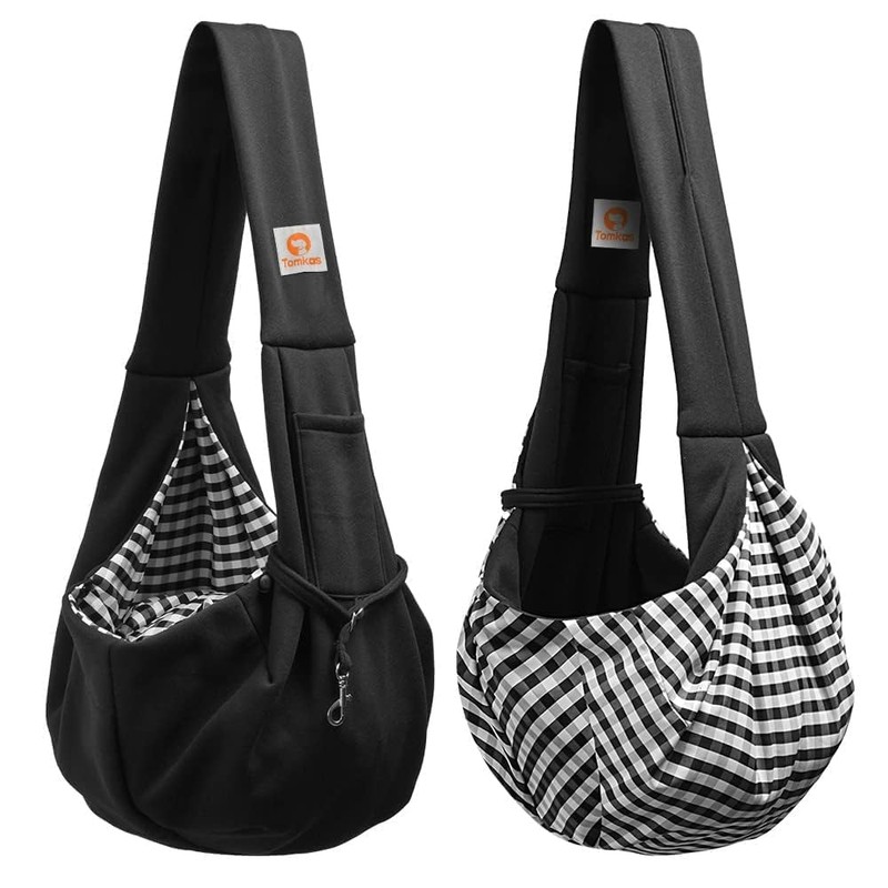 Tomkas Small Dog Sling Carrier - Classic Pocket & Classic