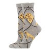 WHD Yellow Lab Socks (Gray, Medium)