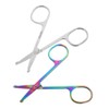2Pcs Multi Use Facial Hair Scissors for Eyebrow and Nose