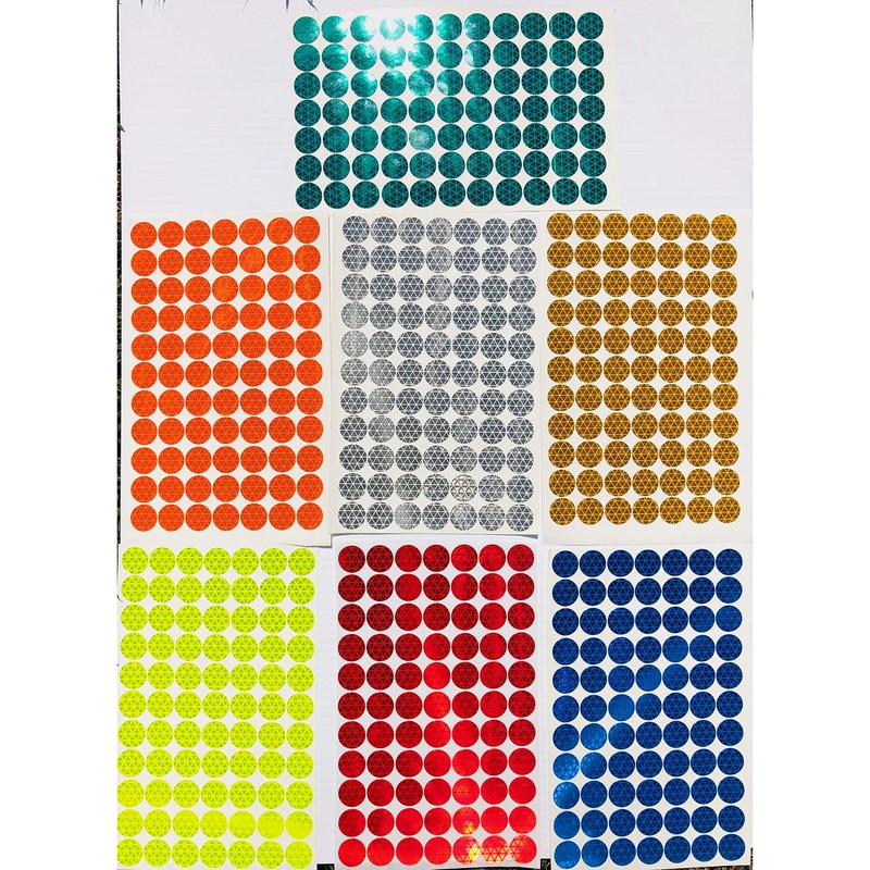 77 Oralite Reflective 3/4" V98 Dots Stickers Reflective Safety Tape