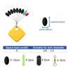 FENGJINGJIACHENG 2 Set Rubbers Fishing Bobber Stopper 7 in 2