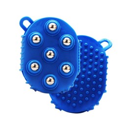 GLEAVI Massage Glove Exfoliator Back Massager Brush Handheld Roller Gloves Body Massage Comb