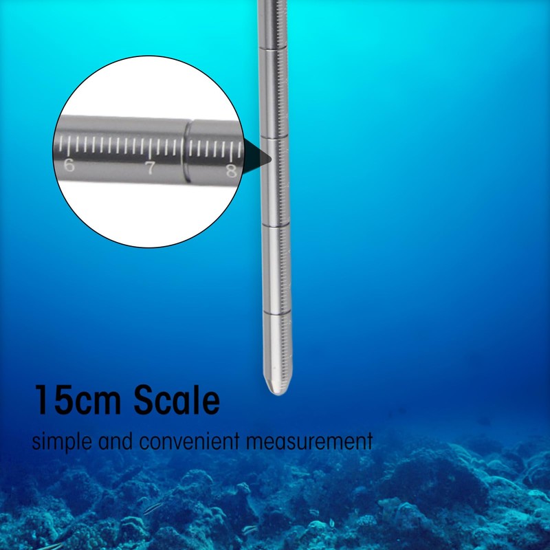 Alomejor Diving Pointer Stick Aluminium Alloy Scuba Diving Noise Maker