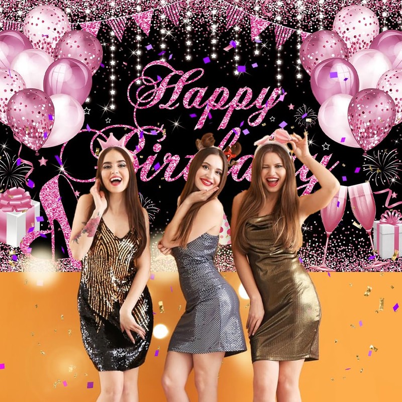 Birthday Banner Decorations for Women