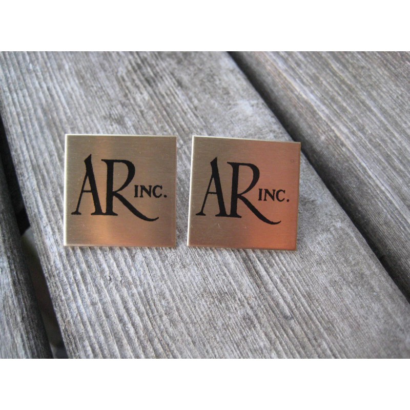 Acoustic Research 2 Acoustic Research Speaker Brass Badge 1-1/8" AR-3