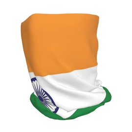 Cute India Flag Multifunction Beanie Hat Unisex Stretch Skull Cap Outdoor Indian Slouchy Fashion Scarf for Men Women
